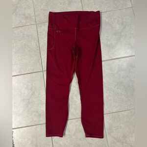 Under Armour Red athletic Leggings fitted